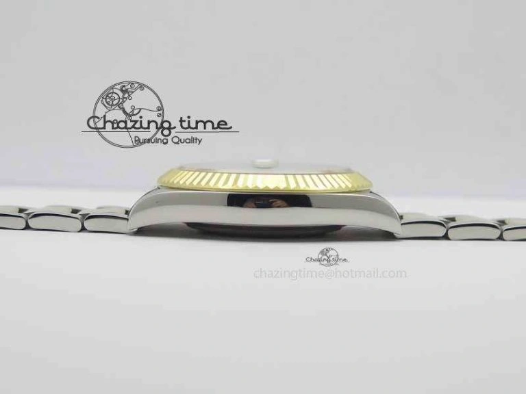 DateJust II 41mm SS YG BP Maker Best Edition White Dial On SS YG Bracelet SA ZeroBulk 3674