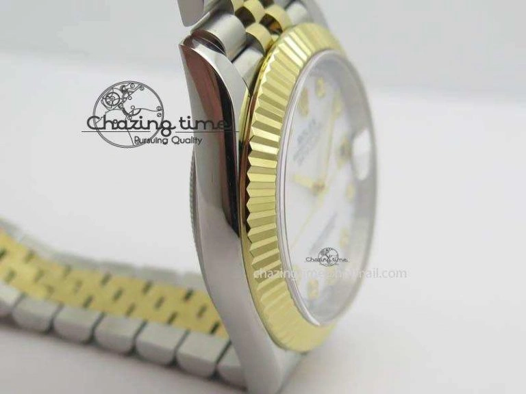 DateJust II 41mm SS YG BP Maker Best Edition White MOP Diam Dial On New Version Jubilee Bracelet A OdorResistant 3602