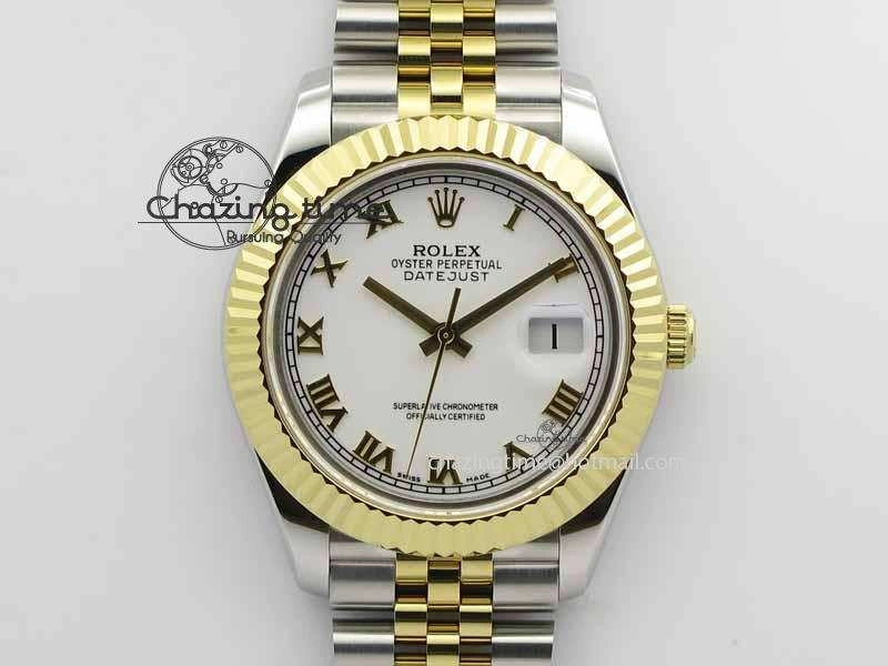 DateJust II 41mm SS YG BP Maker Best Edition White Roman Dial On Jubilee Bracelet A Stylish 3668