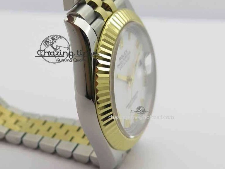 DateJust II 41mm SS YG BP Maker Best Edition White Roman Dial On Jubilee Bracelet A Stylish 3668