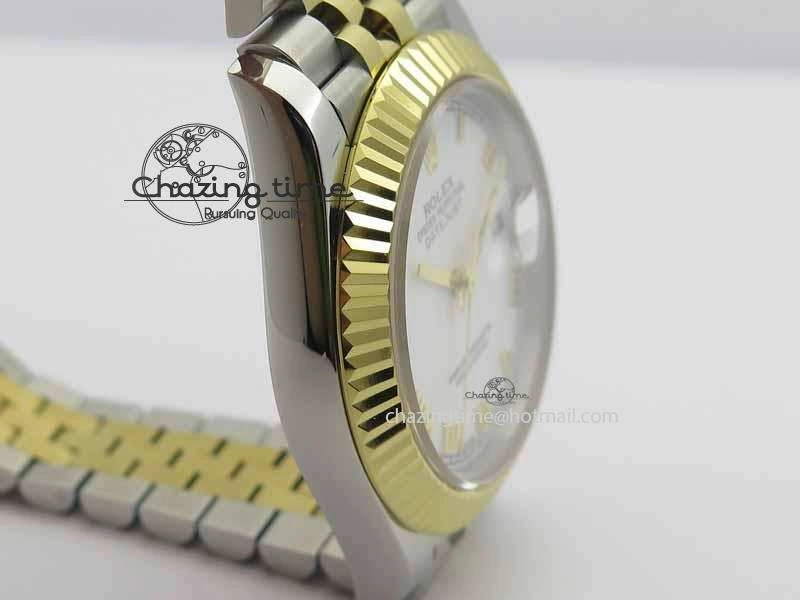 DateJust II 41mm SS YG BP Maker Best Edition White Roman Dial On Jubilee Bracelet A Stylish 3668