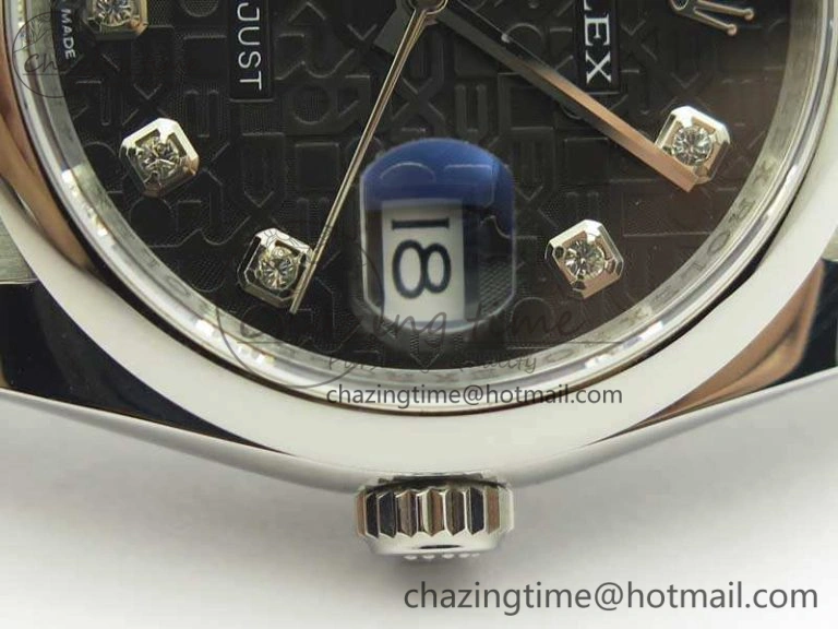 Datejust 116234 36mm DJF 1:1 Best Edition Black Computer Diam Dial On SS Jubilee Bracelet SA3135 V Modern 3449
