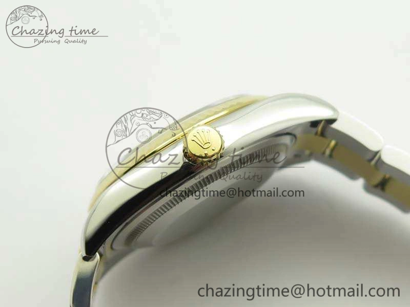 Casual Datejust 116234 36mm DJF 1:1 Best Edition Fluted White Com Dial On SS YG Oyster Bracelet SA3135 V 10745