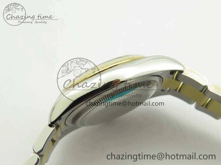 Casual Datejust 116234 36mm DJF 1:1 Best Edition Fluted White Com Dial On SS YG Oyster Bracelet SA3135 V 10745