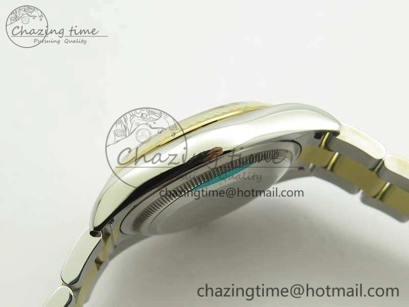 Casual Datejust 116234 36mm DJF 1:1 Best Edition Fluted White Com Dial On SS YG Oyster Bracelet SA3135 V 10745