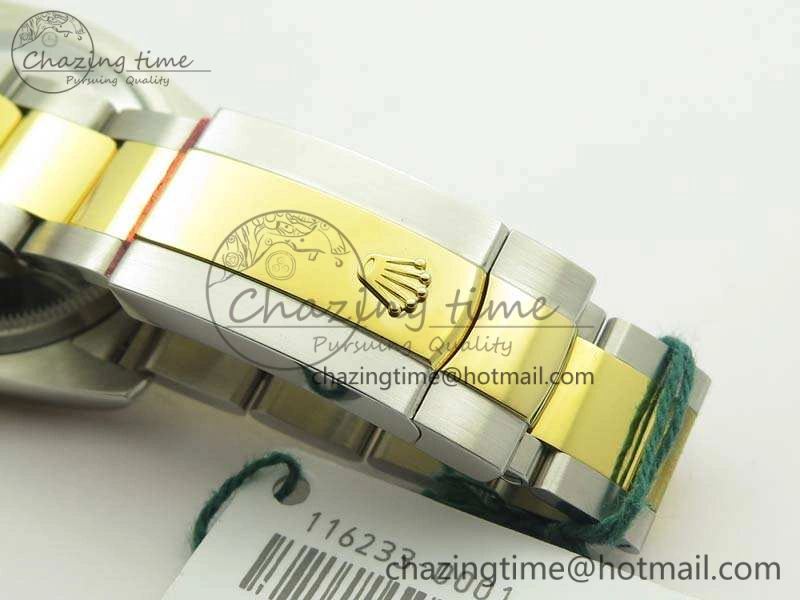 Casual Datejust 116234 36mm DJF 1:1 Best Edition Fluted White Com Dial On SS YG Oyster Bracelet SA3135 V 10745