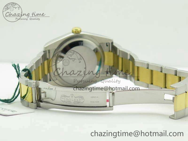 Casual Datejust 116234 36mm DJF 1:1 Best Edition Fluted White Com Dial On SS YG Oyster Bracelet SA3135 V 10745