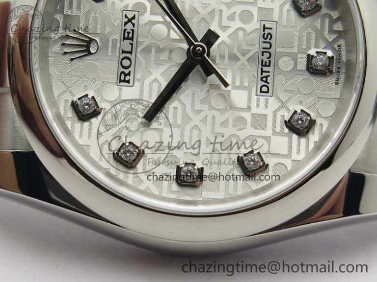 Datejust 116234 36mm DJF 1:1 Best Edition White Computer Diam Dial On SS Oyster Bracelet SA Sporty 3526