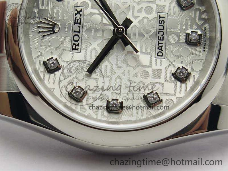 Datejust 116234 36mm DJF 1:1 Best Edition White Computer Diam Dial On SS Oyster Bracelet SA Sporty 3526