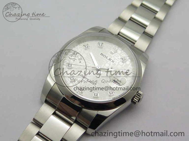 Datejust 116234 36mm DJF 1:1 Best Edition White Computer Diam Dial On SS Oyster Bracelet SA Sporty 3526