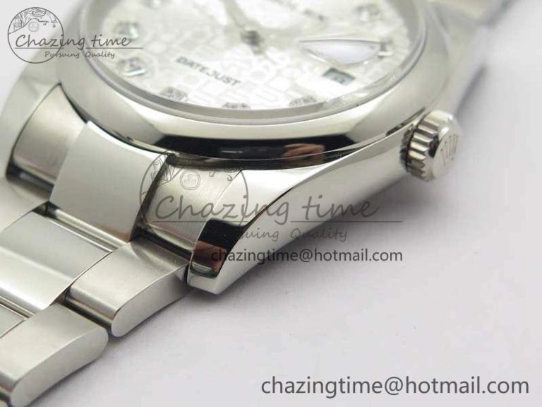 Datejust 116234 36mm DJF 1:1 Best Edition White Computer Diam Dial On SS Oyster Bracelet SA Sporty 3526