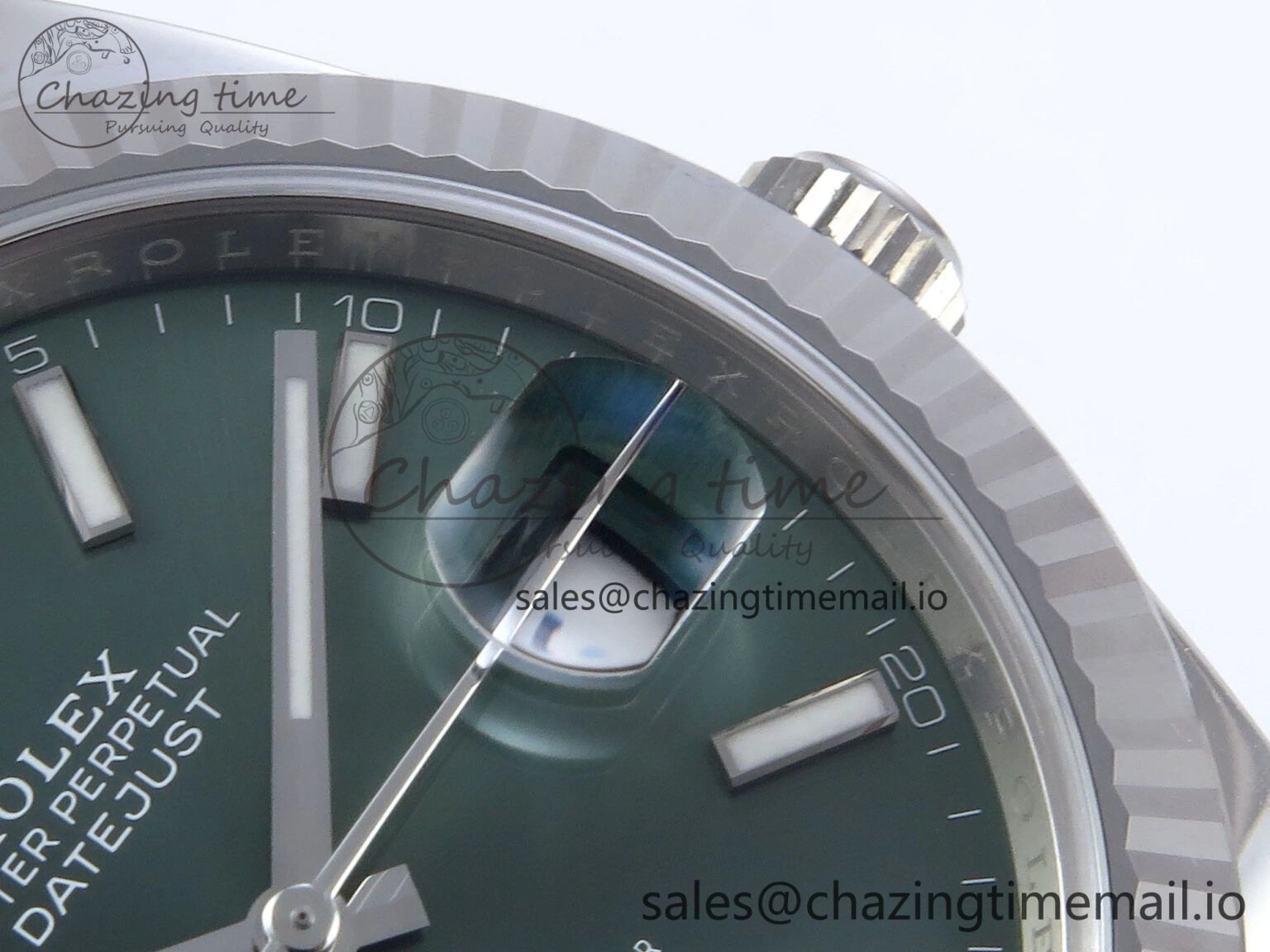 Datejust 126334 41mm Clean 1:1 Best Edition Green Stick Dial on SS Jubilee Bracelet VR Elegant 896