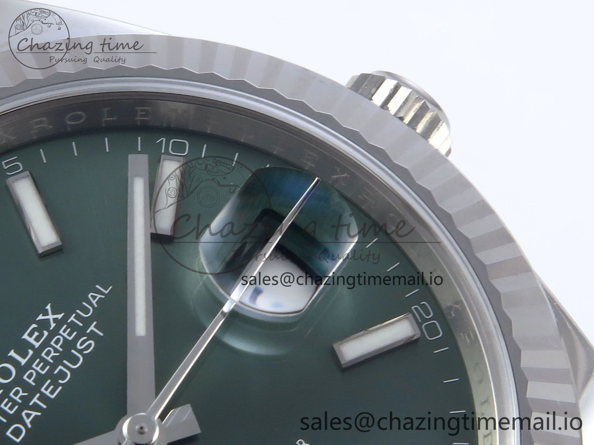 Datejust 126334 41mm Clean 1:1 Best Edition Green Stick Dial on SS Jubilee Bracelet VR Elegant 896