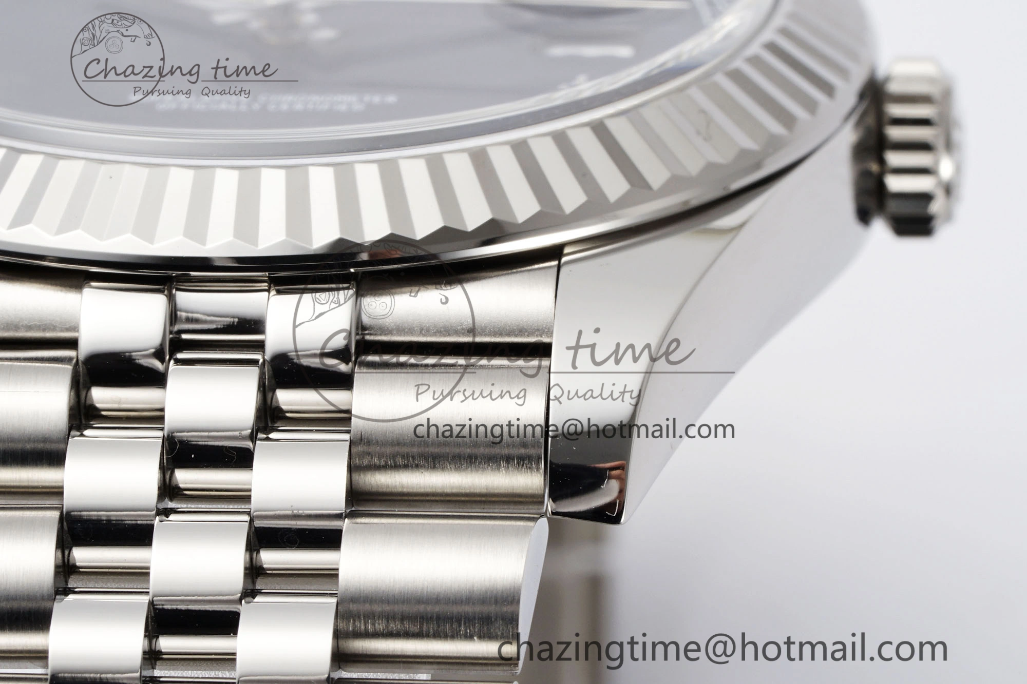 Thermal Datejust 126334 41mm Jubilee 904L SS SS Blue Moissanite Clean VR 1827
