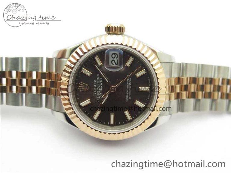 Datejust 28mm 279173 SS RG BP Maker Best Edition Dark Gray Dial on SS RG Jubilee Bracelet ETA Durable 10305