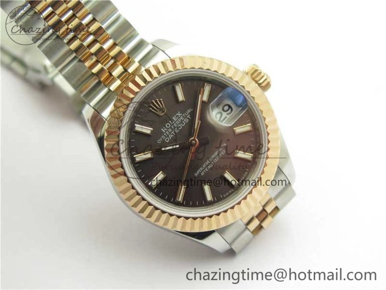 Datejust 28mm 279173 SS RG BP Maker Best Edition Dark Gray Dial on SS RG Jubilee Bracelet ETA Durable 10305