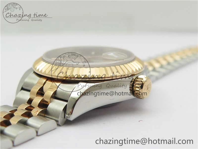 Functional Datejust 28mm 279173 SS RG BP Maker Best Edition Silver Dial on SS RG Jubilee Bracelet ETA 10308