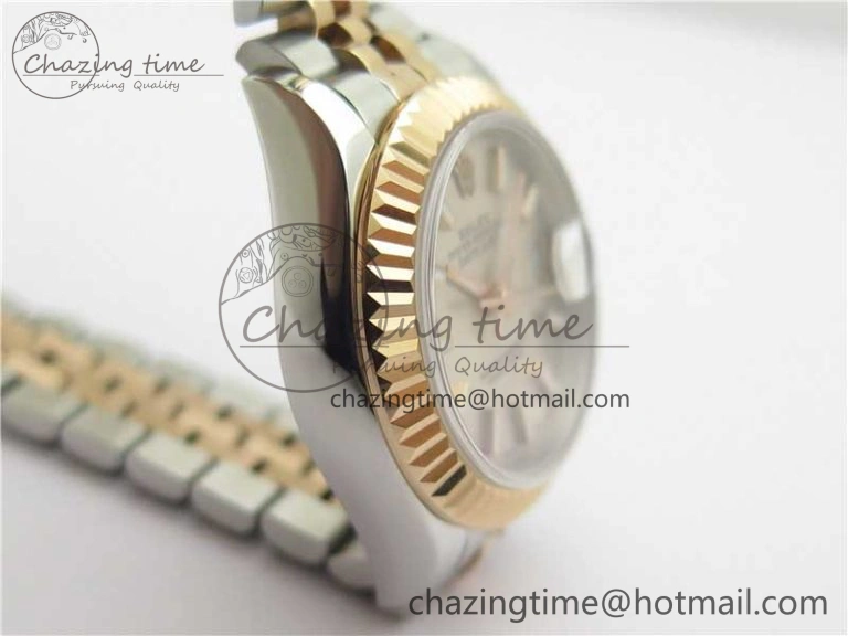Functional Datejust 28mm 279173 SS RG BP Maker Best Edition Silver Dial on SS RG Jubilee Bracelet ETA 10308