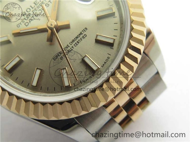 Functional Datejust 28mm 279173 SS RG BP Maker Best Edition Silver Dial on SS RG Jubilee Bracelet ETA 10308