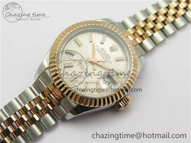 Functional Datejust 28mm 279173 SS RG BP Maker Best Edition Silver Dial on SS RG Jubilee Bracelet ETA 10308
