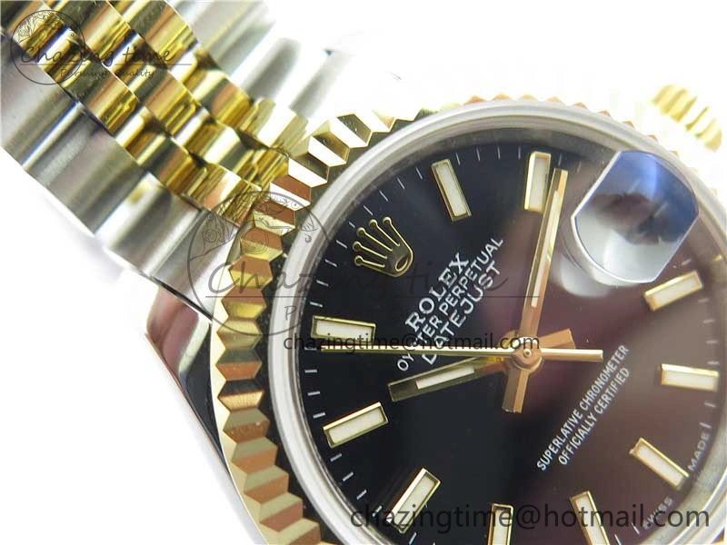 Datejust 28mm 279173 SS YG BP Maker Best Edition Black Dial on SS YG Jubilee Bracelet ETA DailyWear 10297
