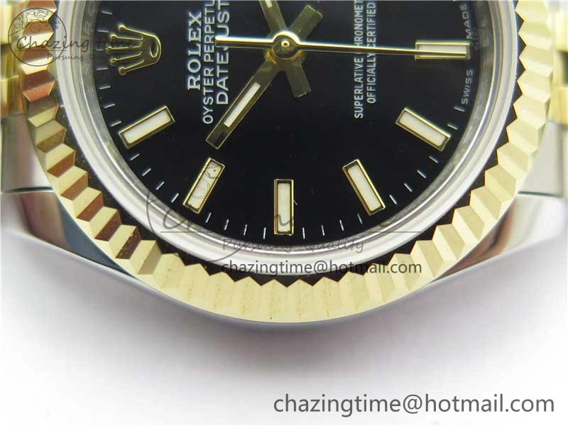 Datejust 28mm 279173 SS YG BP Maker Best Edition Black Dial on SS YG Jubilee Bracelet ETA DailyWear 10297