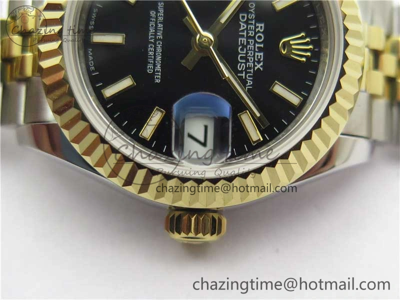 Datejust 28mm 279173 SS YG BP Maker Best Edition Black Dial on SS YG Jubilee Bracelet ETA DailyWear 10297