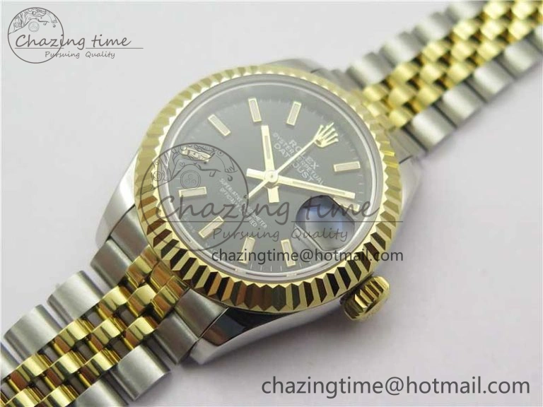 Datejust 28mm 279173 SS YG BP Maker Best Edition Black Dial on SS YG Jubilee Bracelet ETA DailyWear 10297