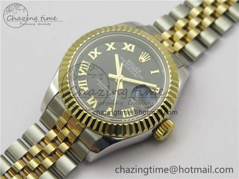 Datejust 28mm 279173 SS YG BP Maker Best Edition Black Roman Markers Dial on SS YG Jubilee Bracelet ETA Popular 2561
