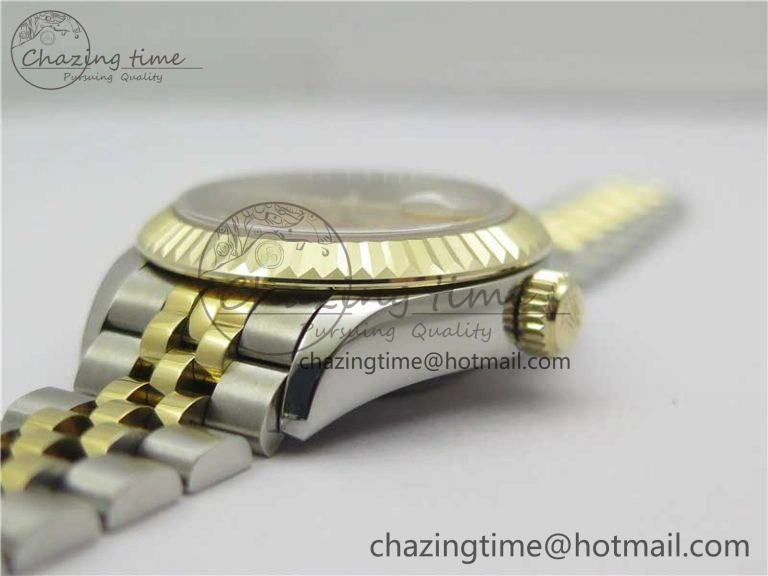 Chic Datejust 28mm 279173 SS YG BP Maker Best Edition Gold Crystal Dial on SS YG Jubilee Bracelet ETA 10295