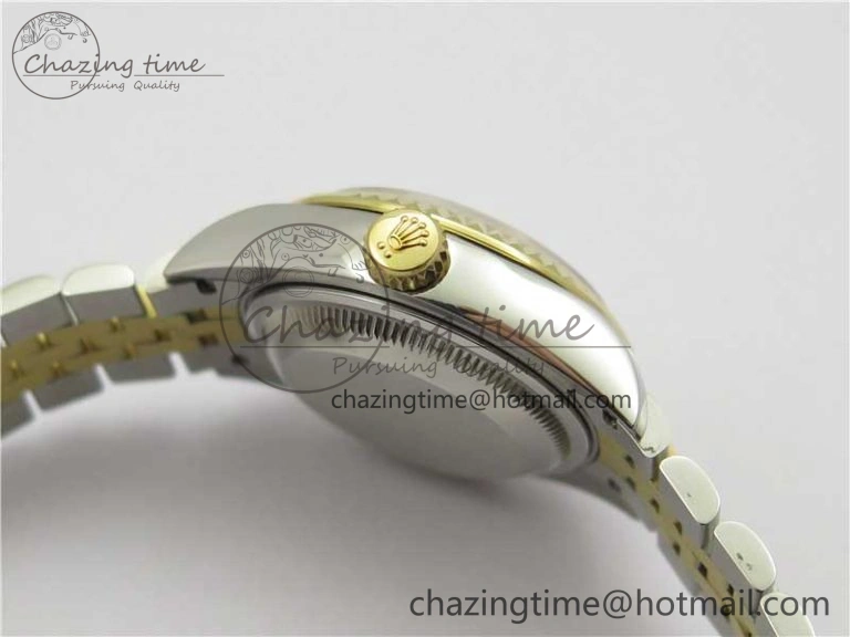 Chic Datejust 28mm 279173 SS YG BP Maker Best Edition Gold Crystal Dial on SS YG Jubilee Bracelet ETA 10295