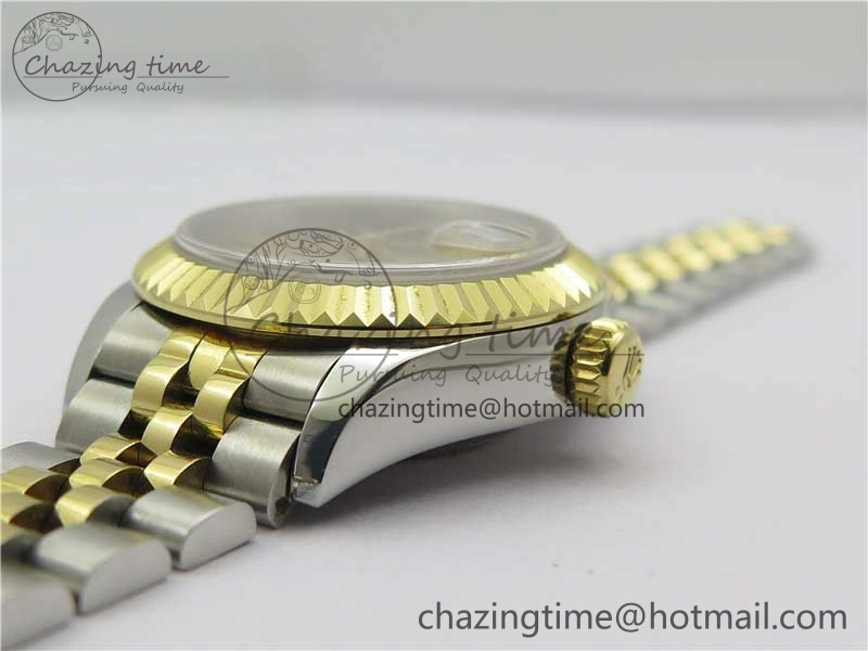 SmoothTexture Datejust 28mm 279173 SS YG BP Maker Best Edition Gold Roman Markers Dial on SS YG Jubilee Bracelet ETA 10296