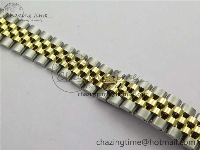 SmoothTexture Datejust 28mm 279173 SS YG BP Maker Best Edition Gold Roman Markers Dial on SS YG Jubilee Bracelet ETA 10296