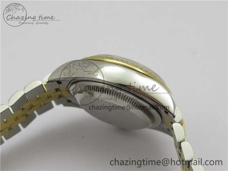 SmoothTexture Datejust 28mm 279173 SS YG BP Maker Best Edition Gold Roman Markers Dial on SS YG Jubilee Bracelet ETA 10296