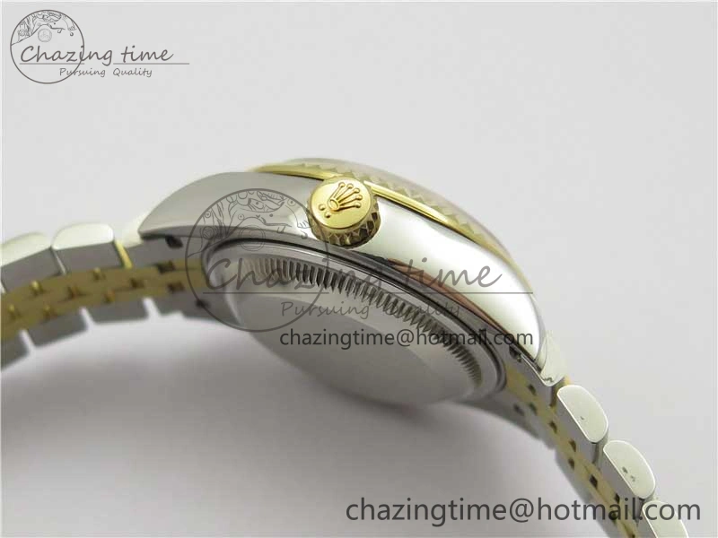 SmoothTexture Datejust 28mm 279173 SS YG BP Maker Best Edition Gold Roman Markers Dial on SS YG Jubilee Bracelet ETA 10296