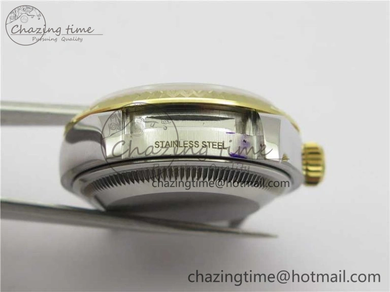 SmoothTexture Datejust 28mm 279173 SS YG BP Maker Best Edition Gold Roman Markers Dial on SS YG Jubilee Bracelet ETA 10296