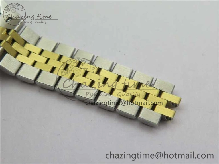 SmoothTexture Datejust 28mm 279173 SS YG BP Maker Best Edition Gold Roman Markers Dial on SS YG Jubilee Bracelet ETA 10296