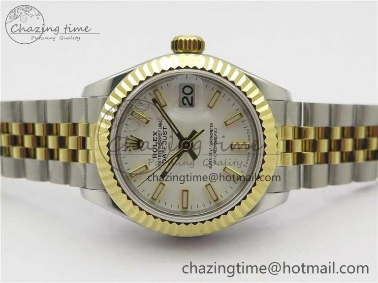 Datejust 28mm 279173 SS YG BP Maker Best Edition White Dial on SS YG Jubilee Bracelet ETA Practical 2565