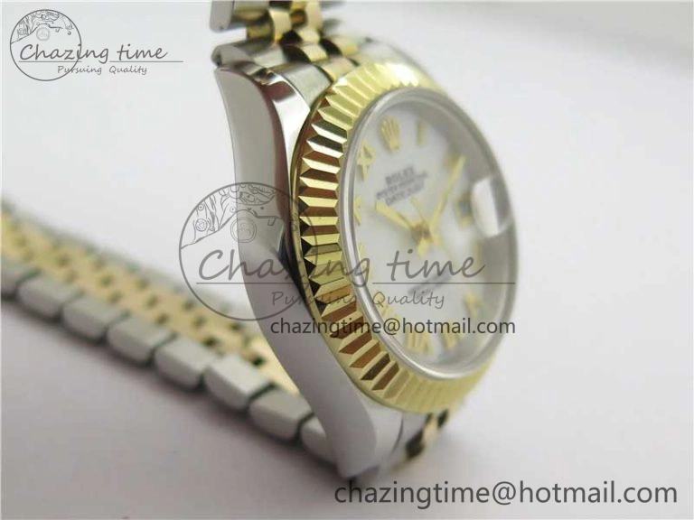 Datejust 28mm 279173 SS YG BP Maker Best Edition White Roman Markers Dial on SS YG Jubilee Bracelet ETA Versatile 2562
