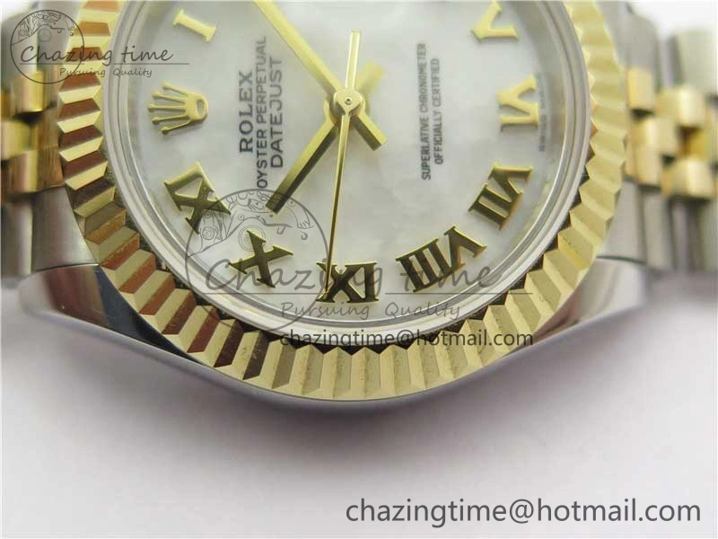 Datejust 28mm 279173 SS YG BP Maker Best Edition White Roman Markers Dial on SS YG Jubilee Bracelet ETA Versatile 2562