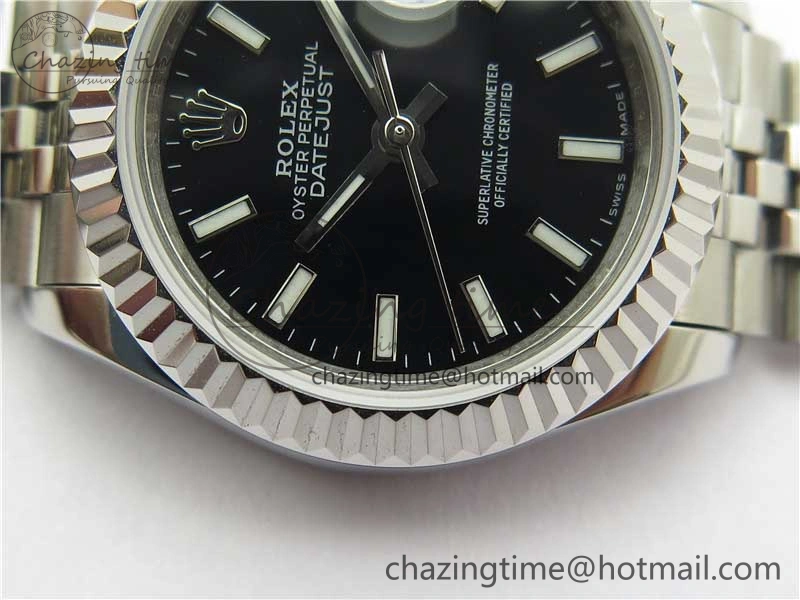 Datejust 28mm 279174 SS BP Maker Best Edition Black Dial on SS Jubilee Bracelet ETA Supportive 2598