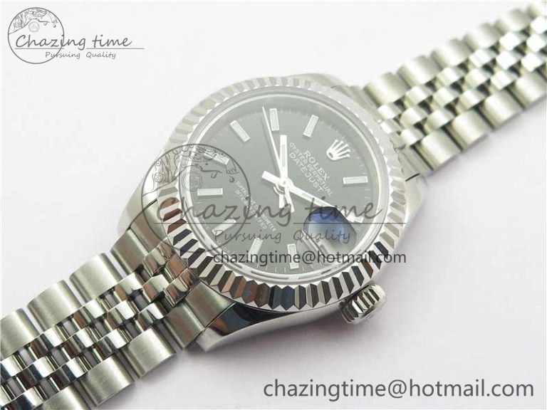 Datejust 28mm 279174 SS BP Maker Best Edition Black Dial on SS Jubilee Bracelet ETA Supportive 2598
