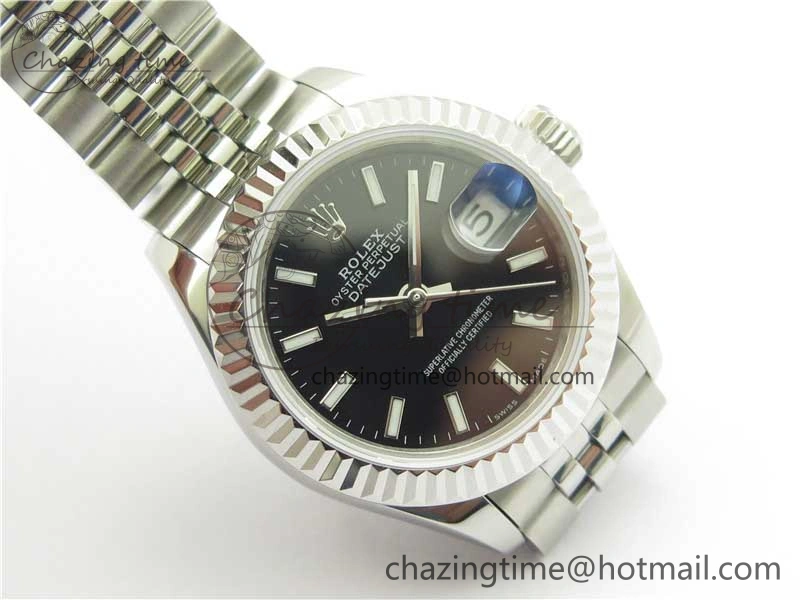 Datejust 28mm 279174 SS BP Maker Best Edition Black Dial on SS Jubilee Bracelet ETA Supportive 2598