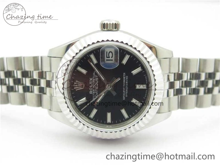 Datejust 28mm 279174 SS BP Maker Best Edition Black Dial on SS Jubilee Bracelet ETA Supportive 2598