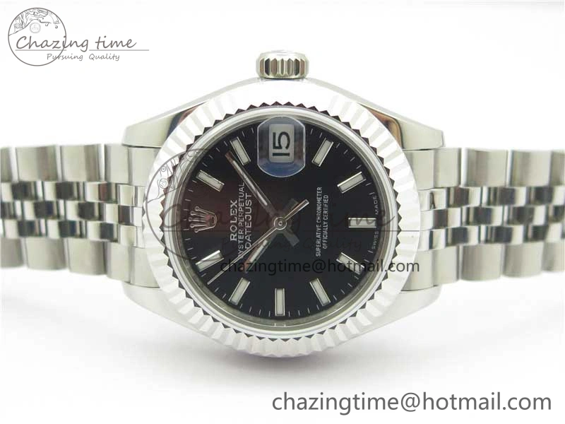 Datejust 28mm 279174 SS BP Maker Best Edition Black Dial on SS Jubilee Bracelet ETA Supportive 2598