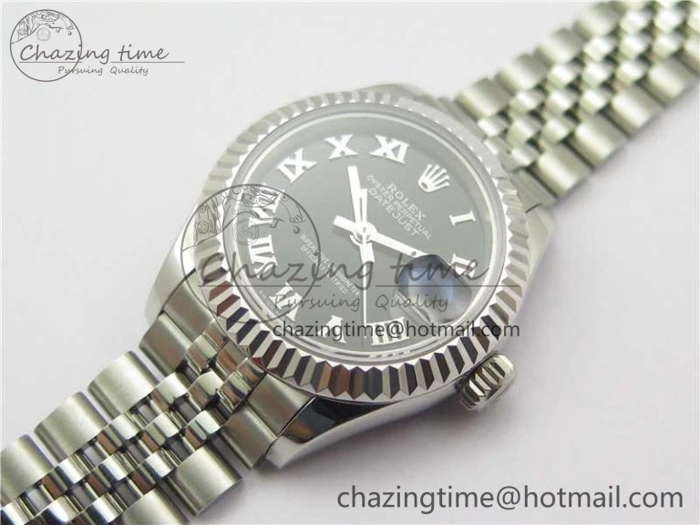 SmoothTexture Datejust 28mm 279174 SS BP Maker Best Edition Black Roman Dial on SS Jubilee Bracelet ETA 2601