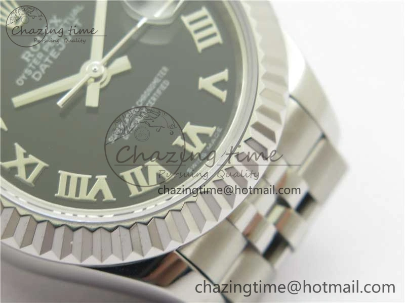SmoothTexture Datejust 28mm 279174 SS BP Maker Best Edition Black Roman Dial on SS Jubilee Bracelet ETA 2601