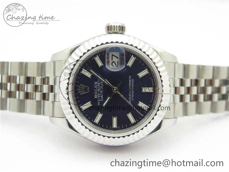 Datejust 28mm 279174 SS BP Maker Best Edition Blue Dial on SS Jubilee Bracelet ETA MoistureWicking 2596