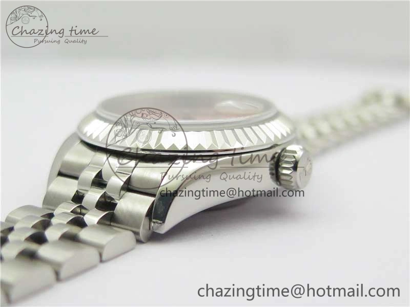 Unique Datejust 28mm 279174 SS BP Maker Best Edition Pink Roman Dial on SS Jubilee Bracelet ETA 2604