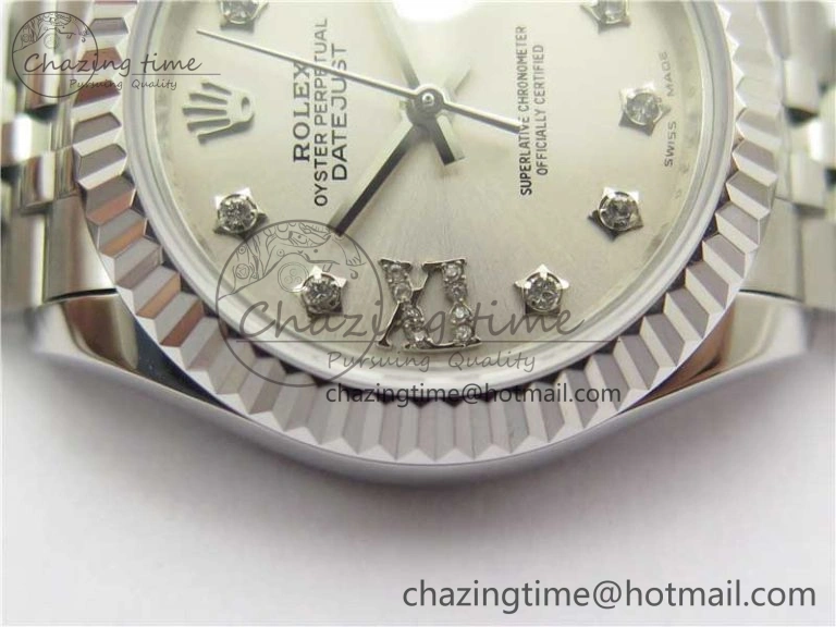 MoistureWicking Datejust 28mm 279174 SS BP Maker Best Edition Silver Crystal Dial on SS Jubilee Bracelet ETA 10319